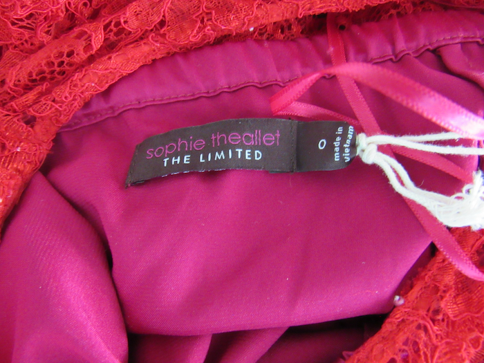 THE LIMITED Sophie Theallet's Boat Neck Cocktail Party Mini Dress Size 0