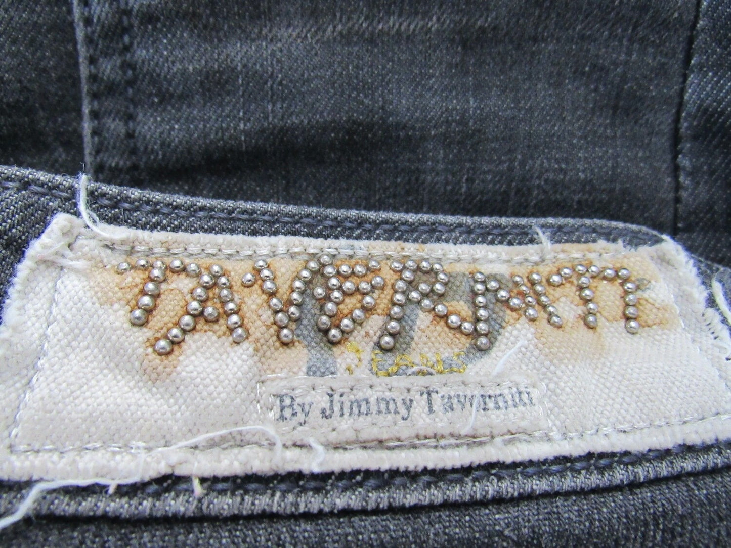 TAVERNITI SO JEANS By JIMMY Cargo Zip Flip Pocket Straight Jeans Size 24