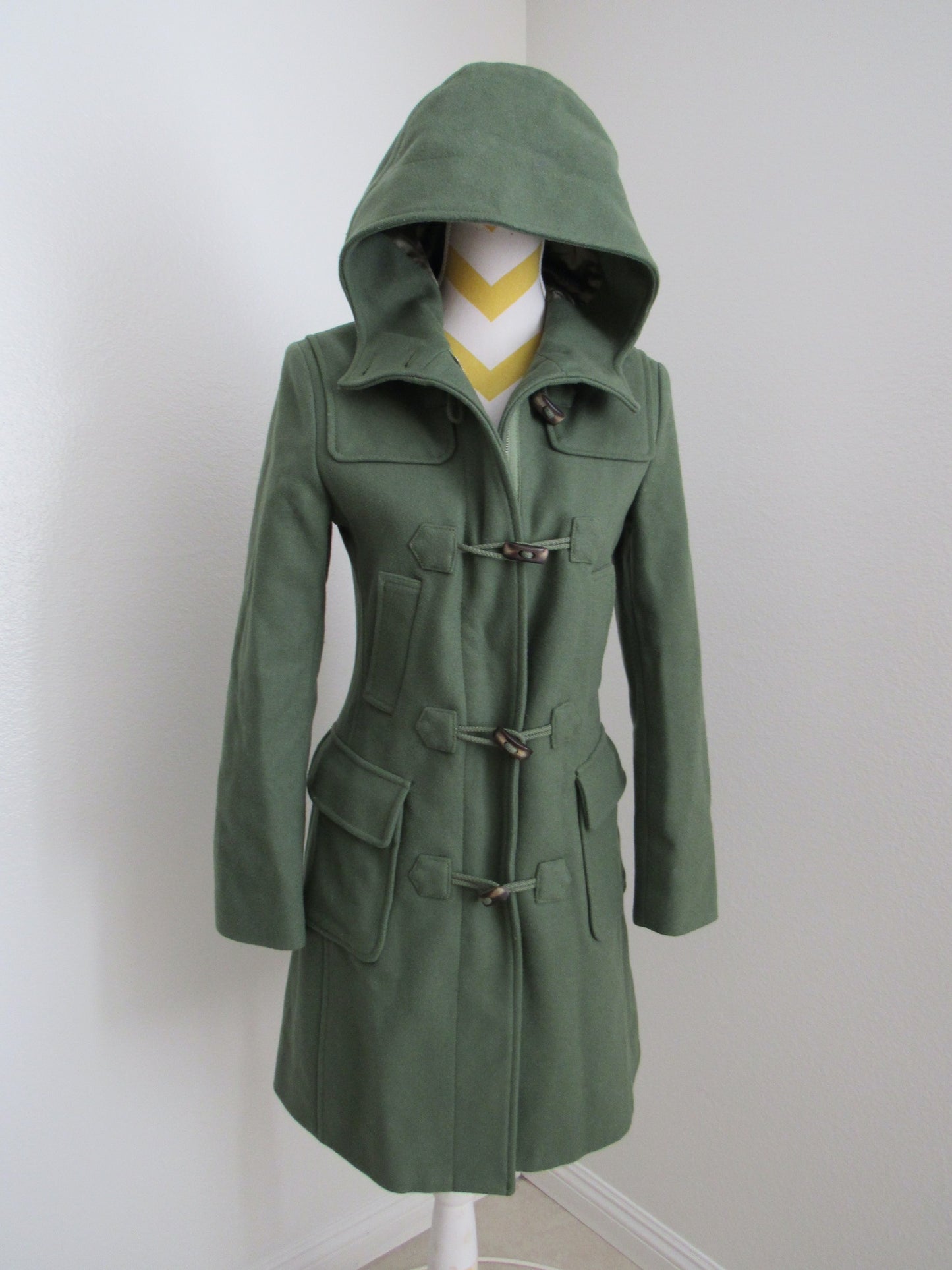 UNITED OF COLOR OF BENETTON Hoodie Zip Long Sleeve Coat