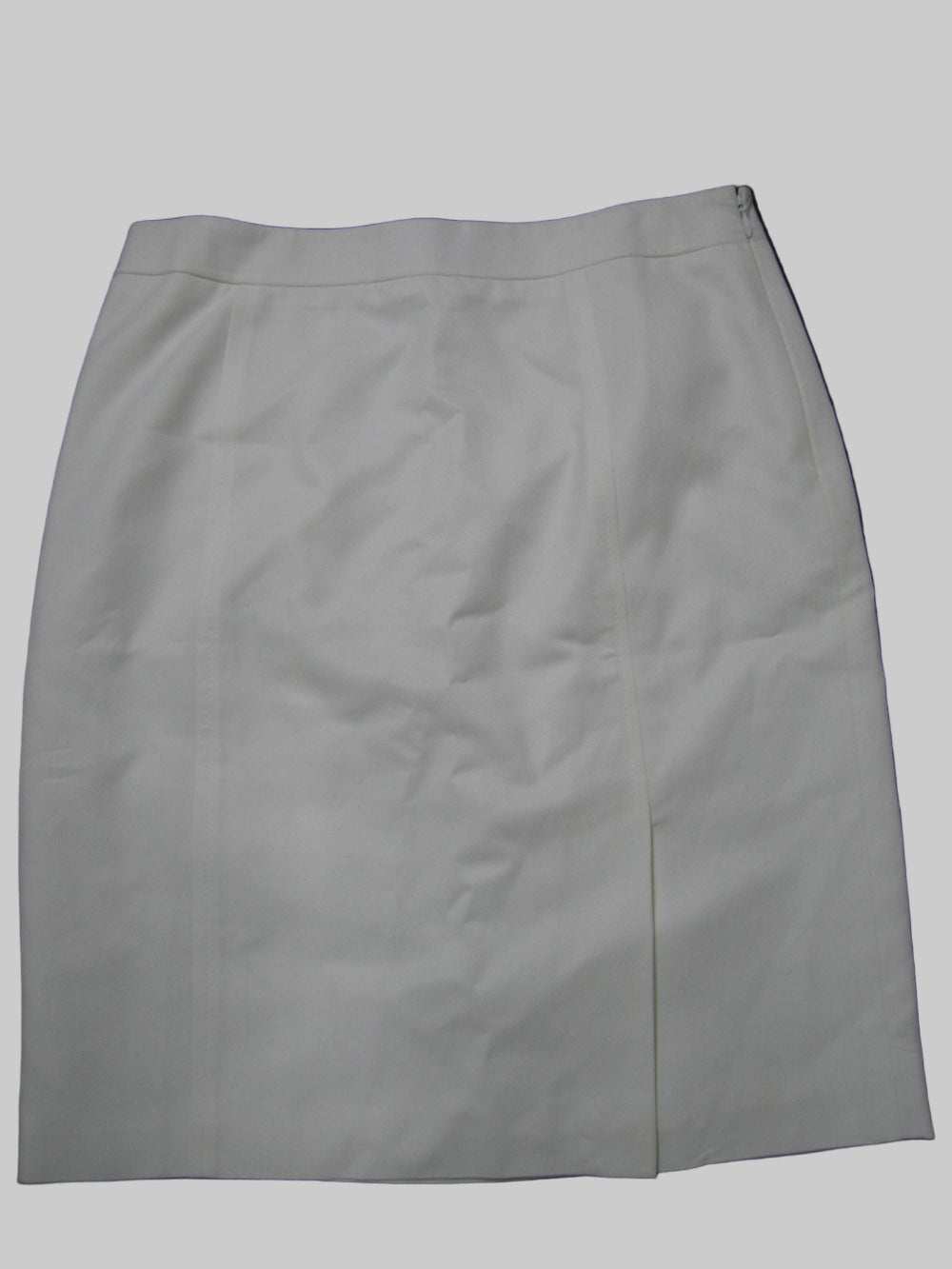Ann Taylor LOFT White Zip Closure Mini Skirt Size 6