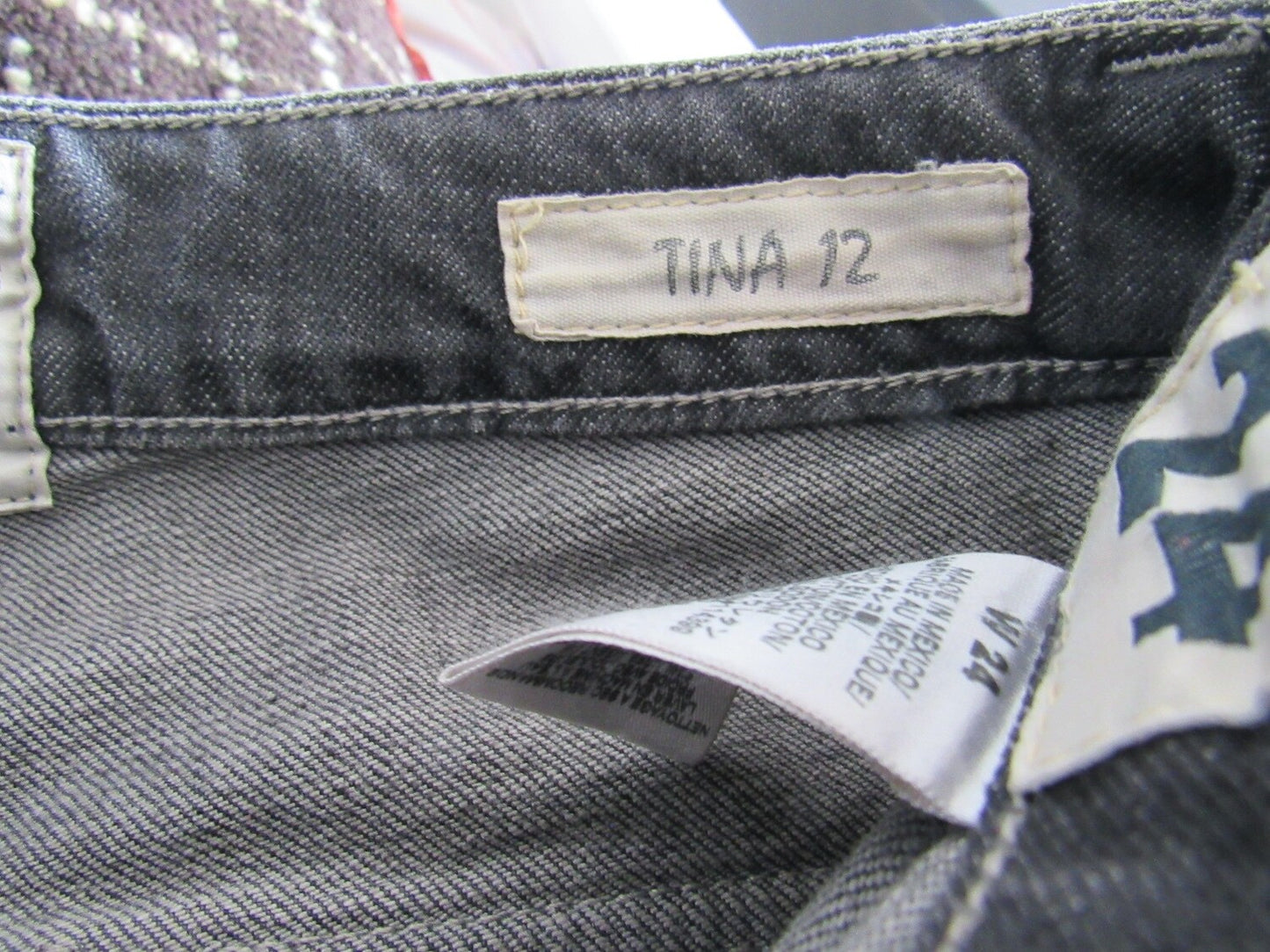 TAVERNITI SO JEANS By JIMMY Cargo Zip Flip Pocket Straight Jeans Size 24