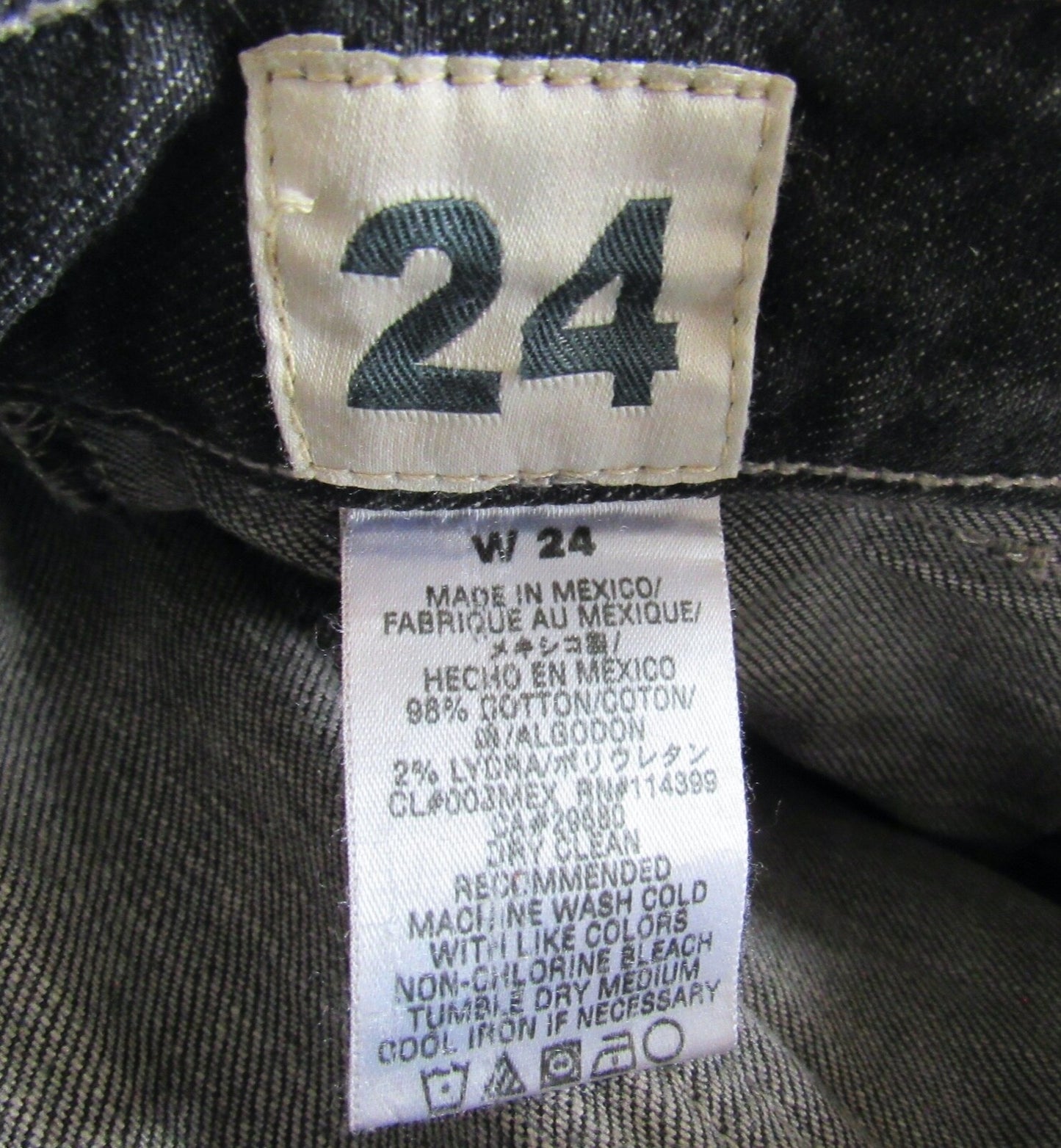 TAVERNITI SO JEANS By JIMMY Cargo Zip Flip Pocket Straight Jeans Size 24