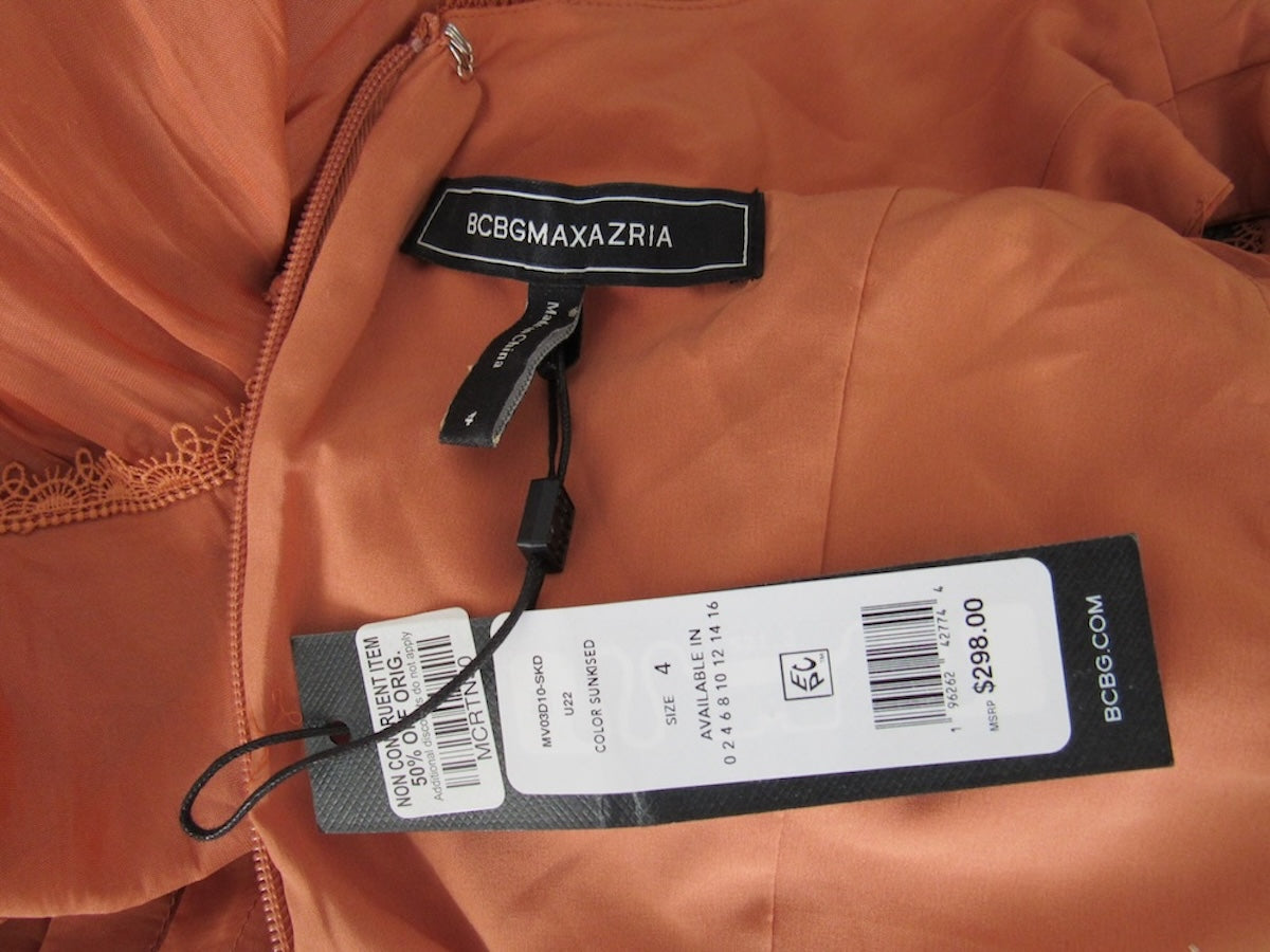 BCBGMAXAZRIA Frances Ruffle Mini Dress