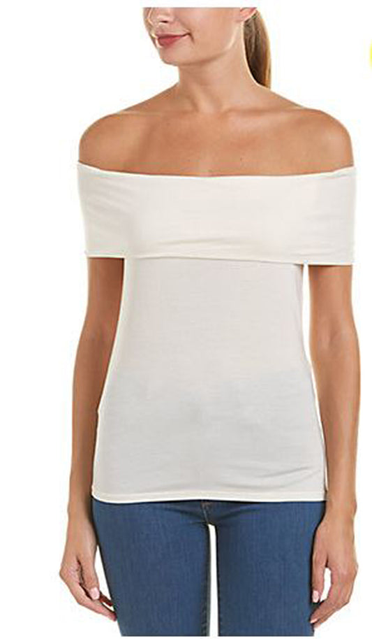 BCBGMAXAZRIA Myla Off-the-Shoulder Sleeveless Women's Top Blouse $88.00