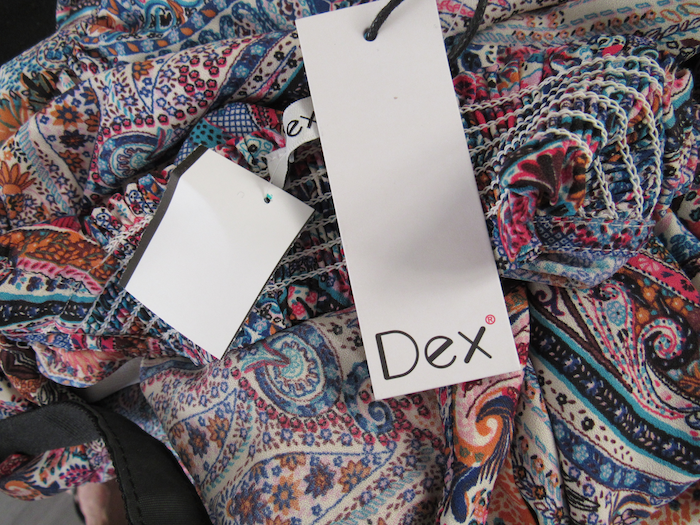 DEX Multi Color Parley Tier Strap Summer Maxi Dress