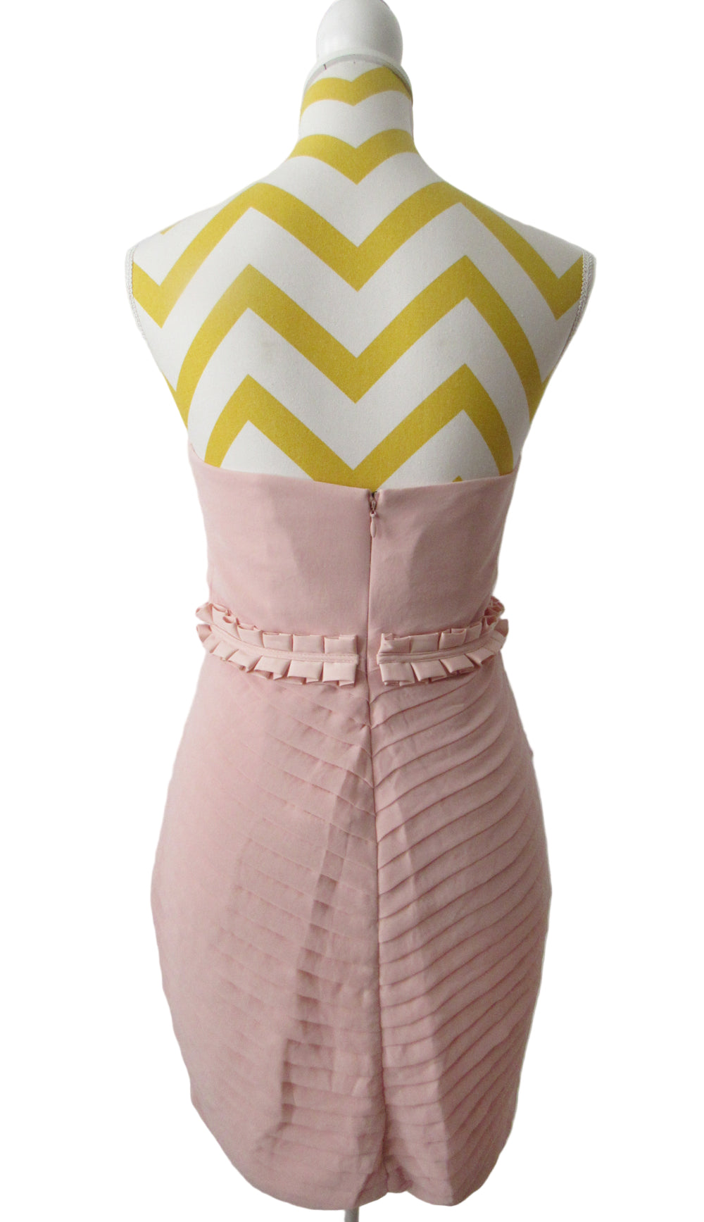 BCBGeneration Pleated Strapless Cocktail Night Out Dress