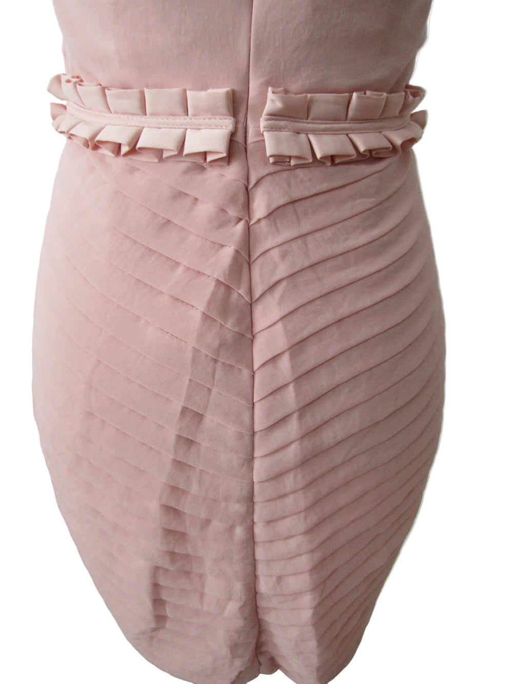 BCBGeneration Pleated Strapless Cocktail Night Out Dress